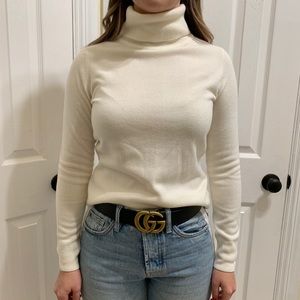 ❤️💥 Croft & Barrow Cream Turtleneck Sweater